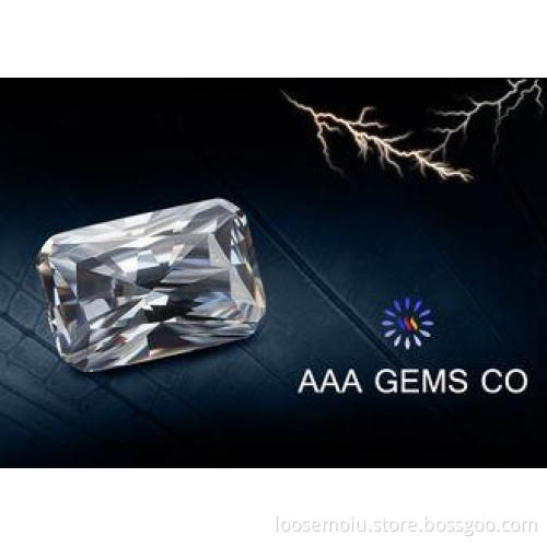 Radiant Cut White Moissanite Loose Stones Eight Arrows Eigh